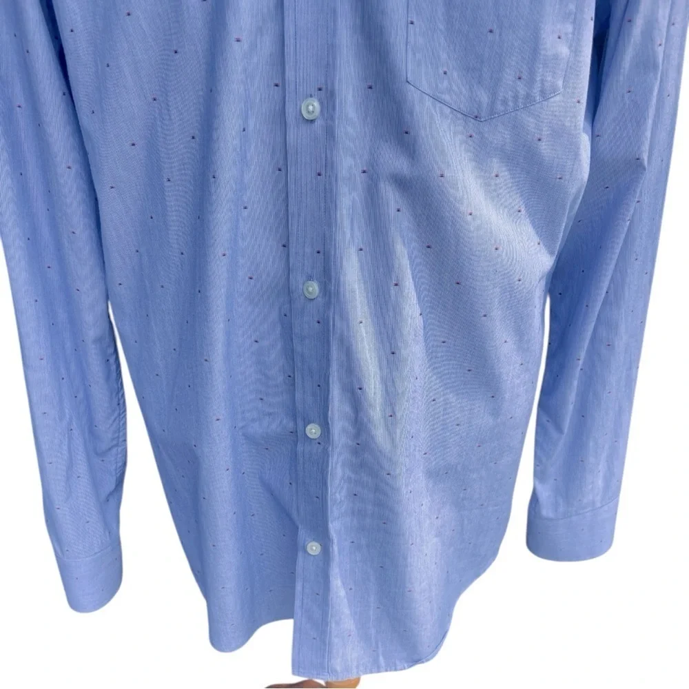 Banana Republic Soft Wash Slim Fit Button-Down Shirt – Blanket Blue XL